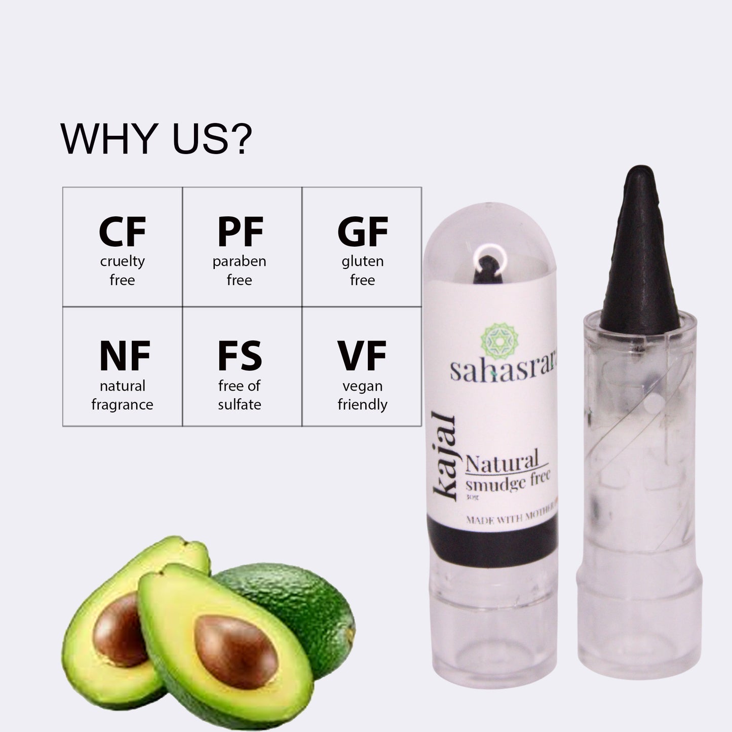 Ayurvedic Smudge-Proof Kajal – Black