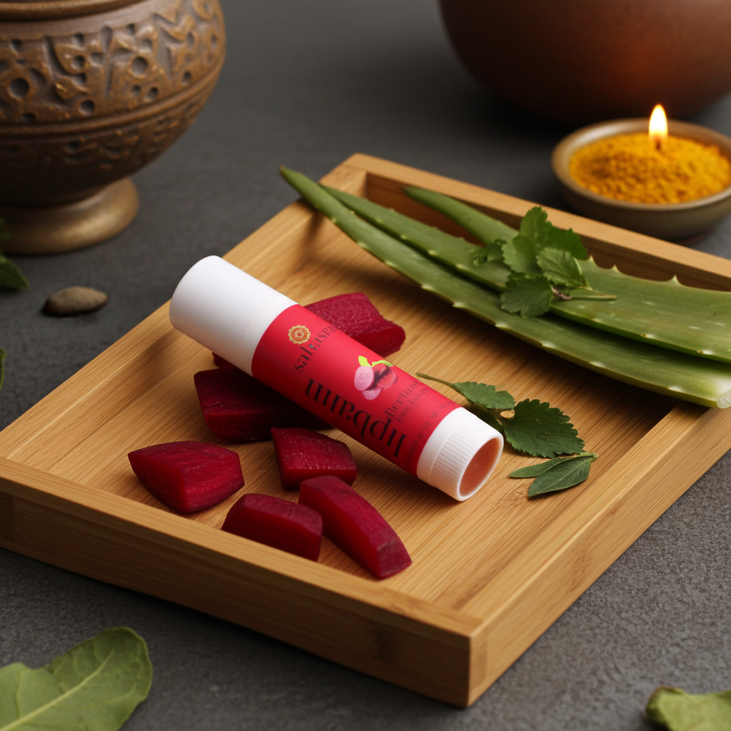 Beetroot Lip Balm – Natural Tint & Deep Moisture