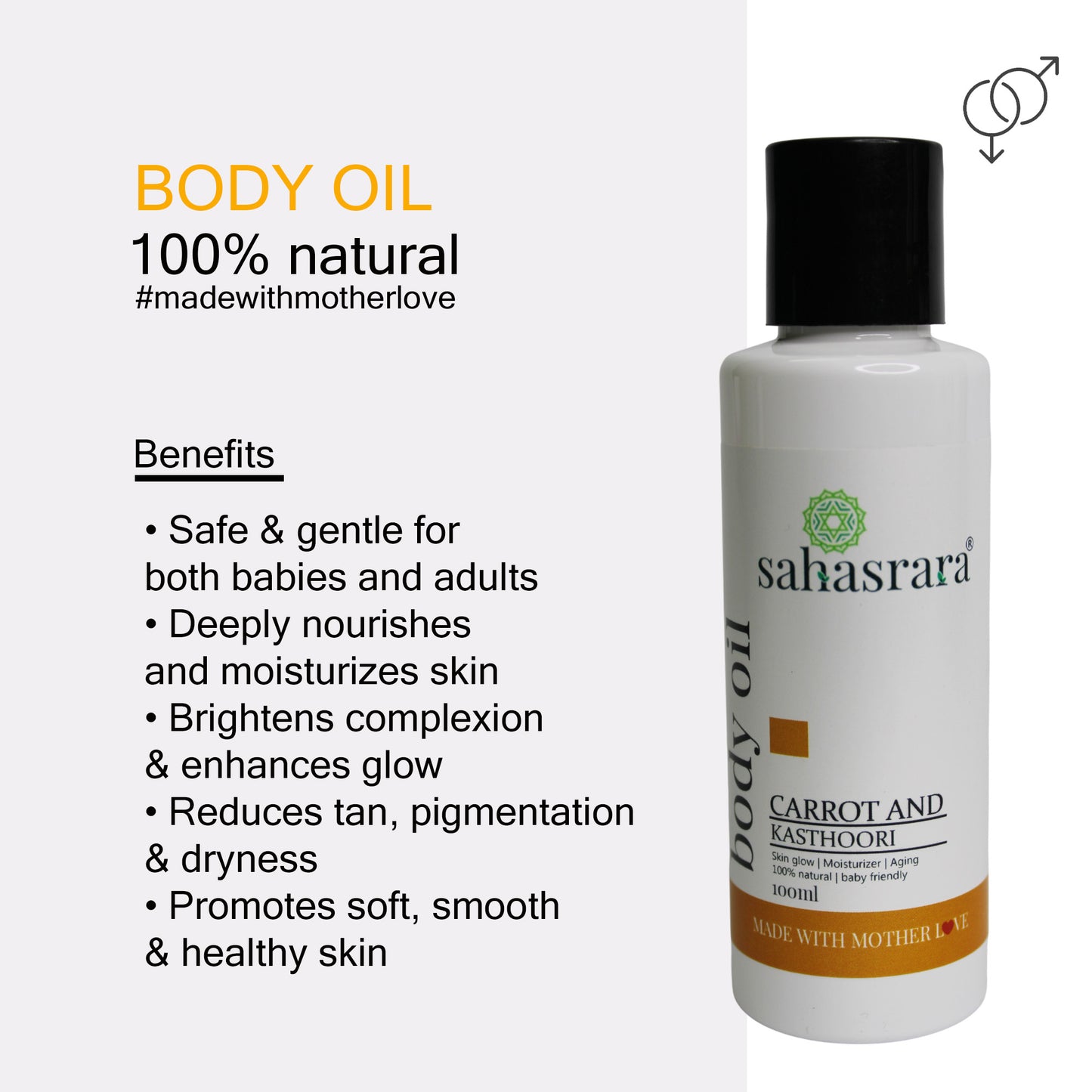 Carrot & Kasthoori Face & Body Oil