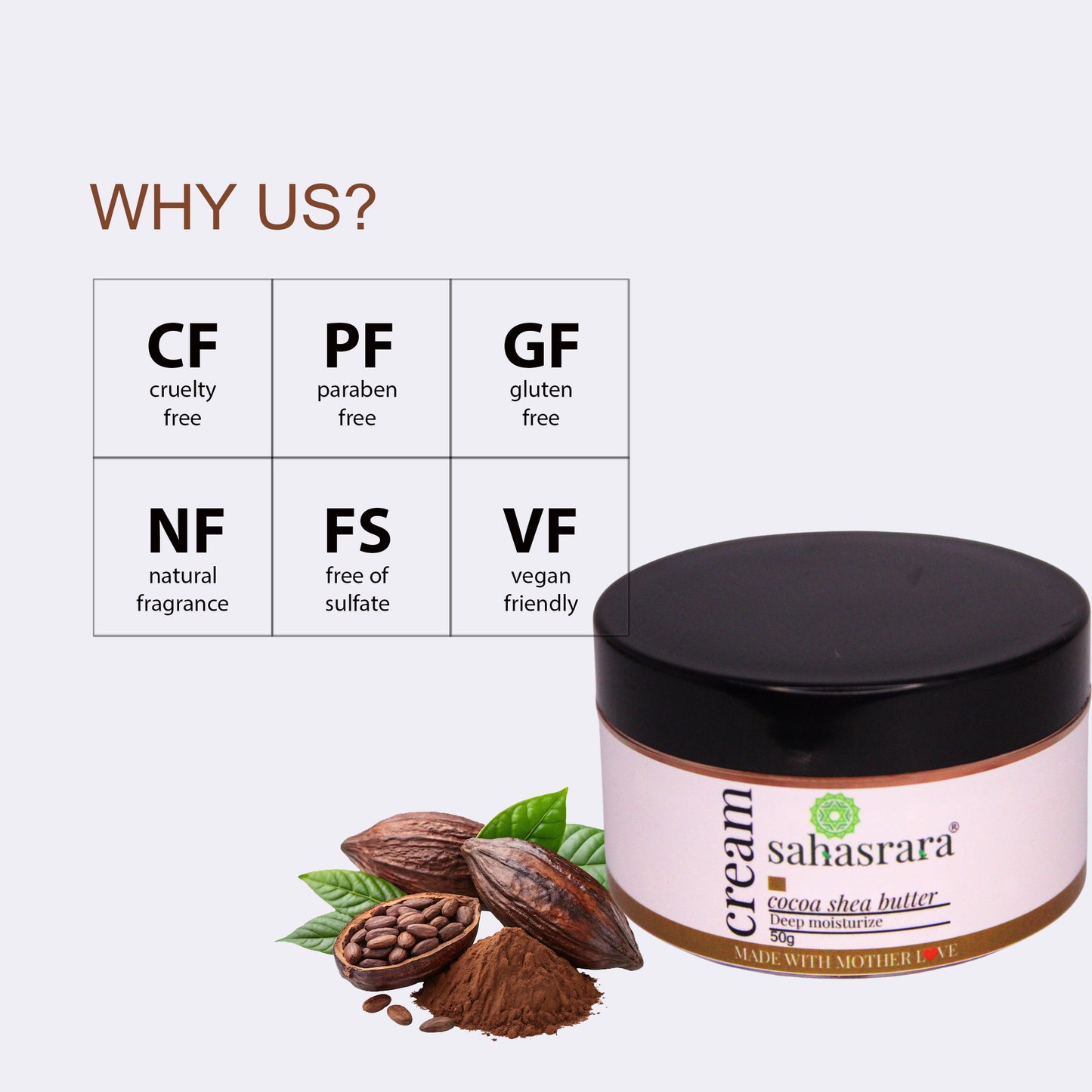 Cocoa Shea Butter Cream | For Dry & Sensitive Skin