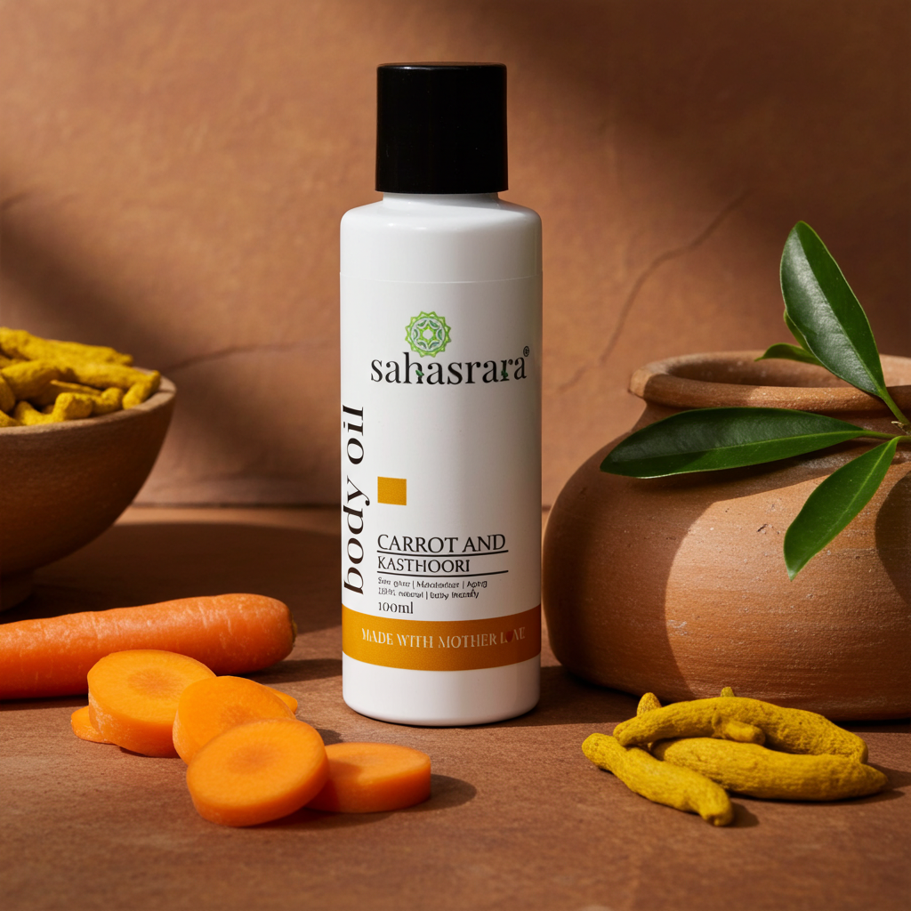Carrot & Kasthoori Face & Body Oil