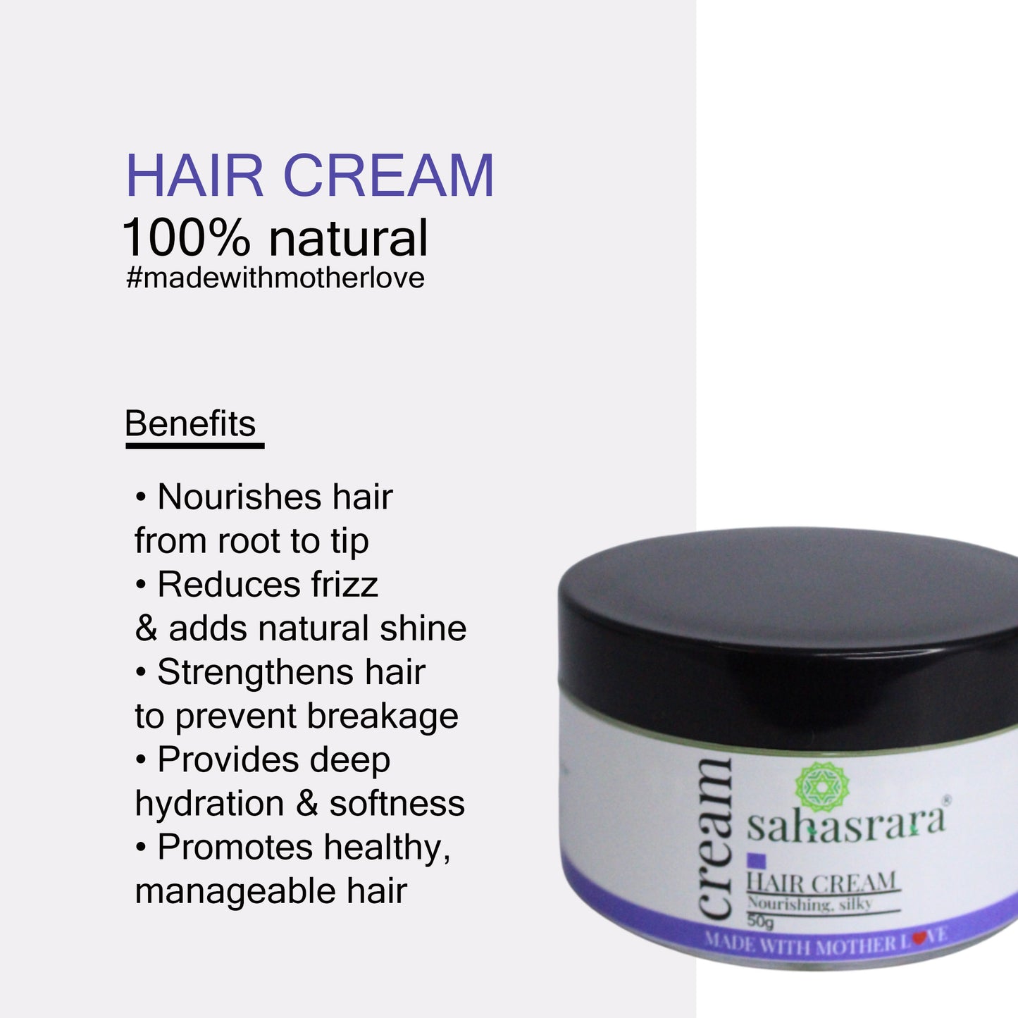 Hair Cream – Frizz Control & Daily Styling Nourishment