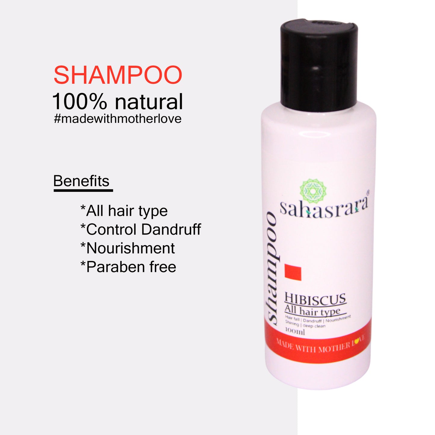 Hibiscus Shampoo – Hair Fall Control & Shine