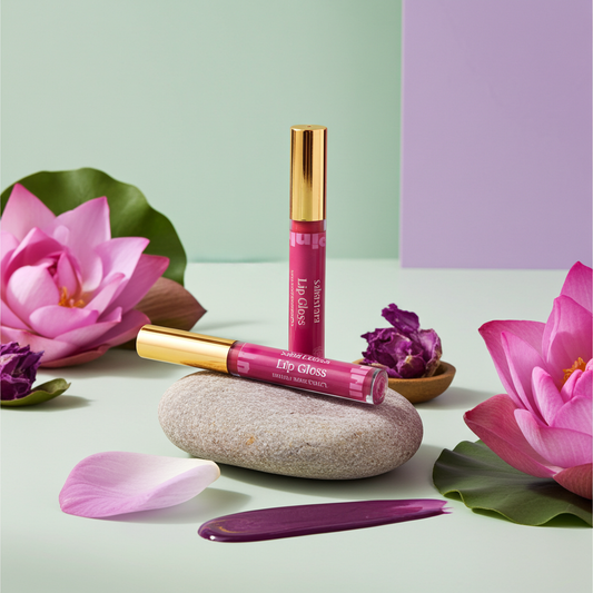 High-Shine Purple Lip Gloss – Non-Sticky & Hydrating