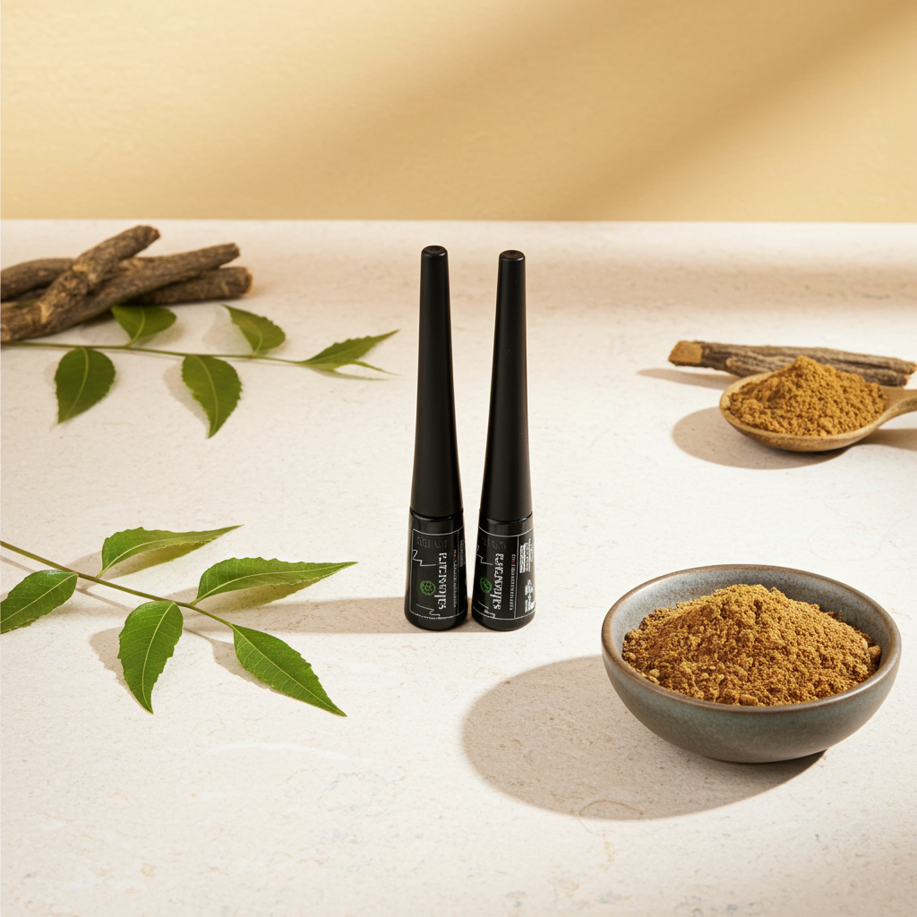 Long-Lasting Smudge-Proof Liquid Eyeliner – Black