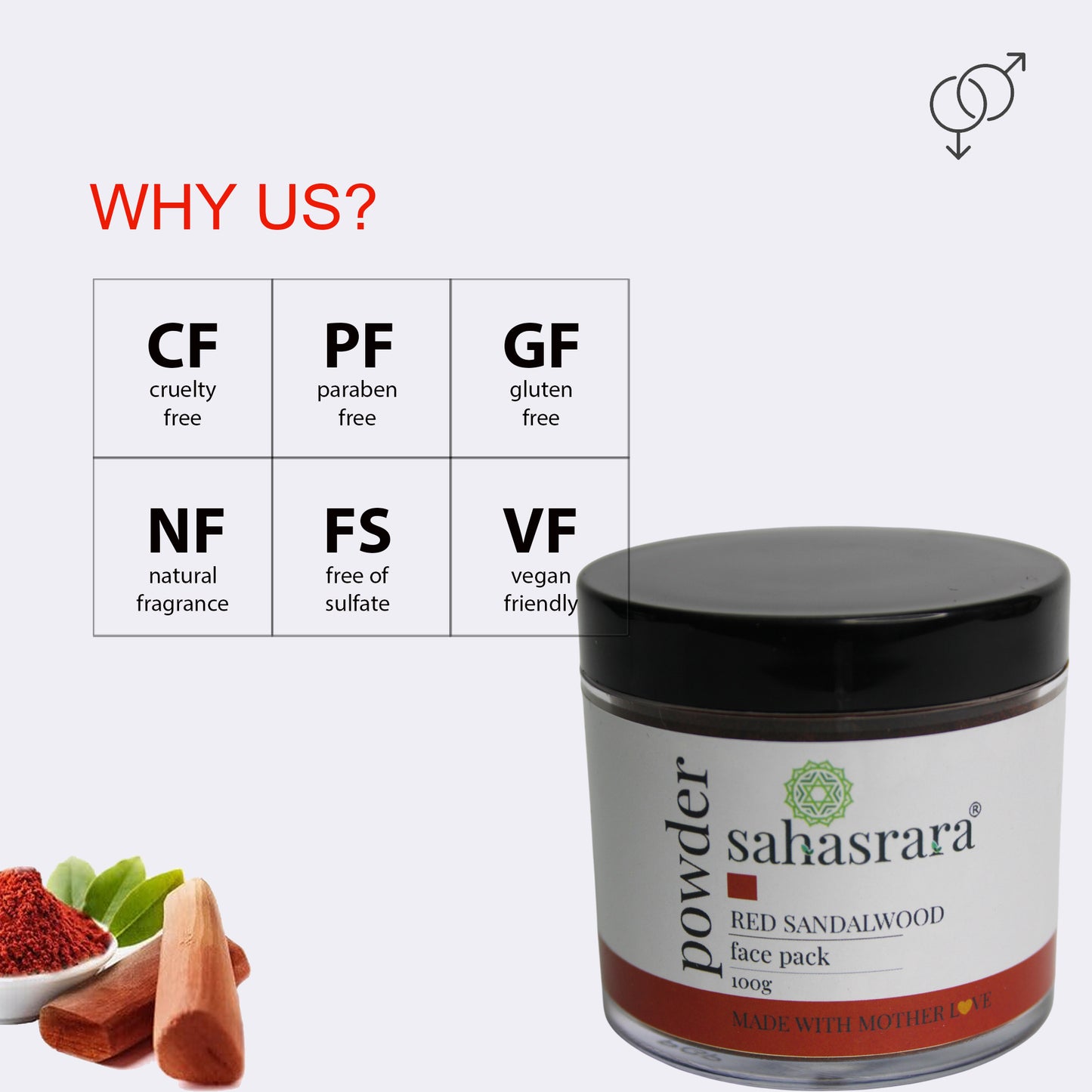 Red Sandalwood | Natural Brightening & Acne Care