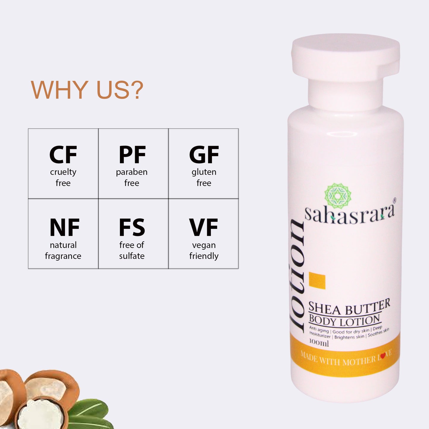 Shea Butter Body Lotion – 24H Nourishing Hydration