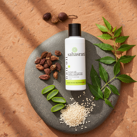 Sahasrara Hair Oil | Strength & Hair Growth (Hair fall & Dandruff )