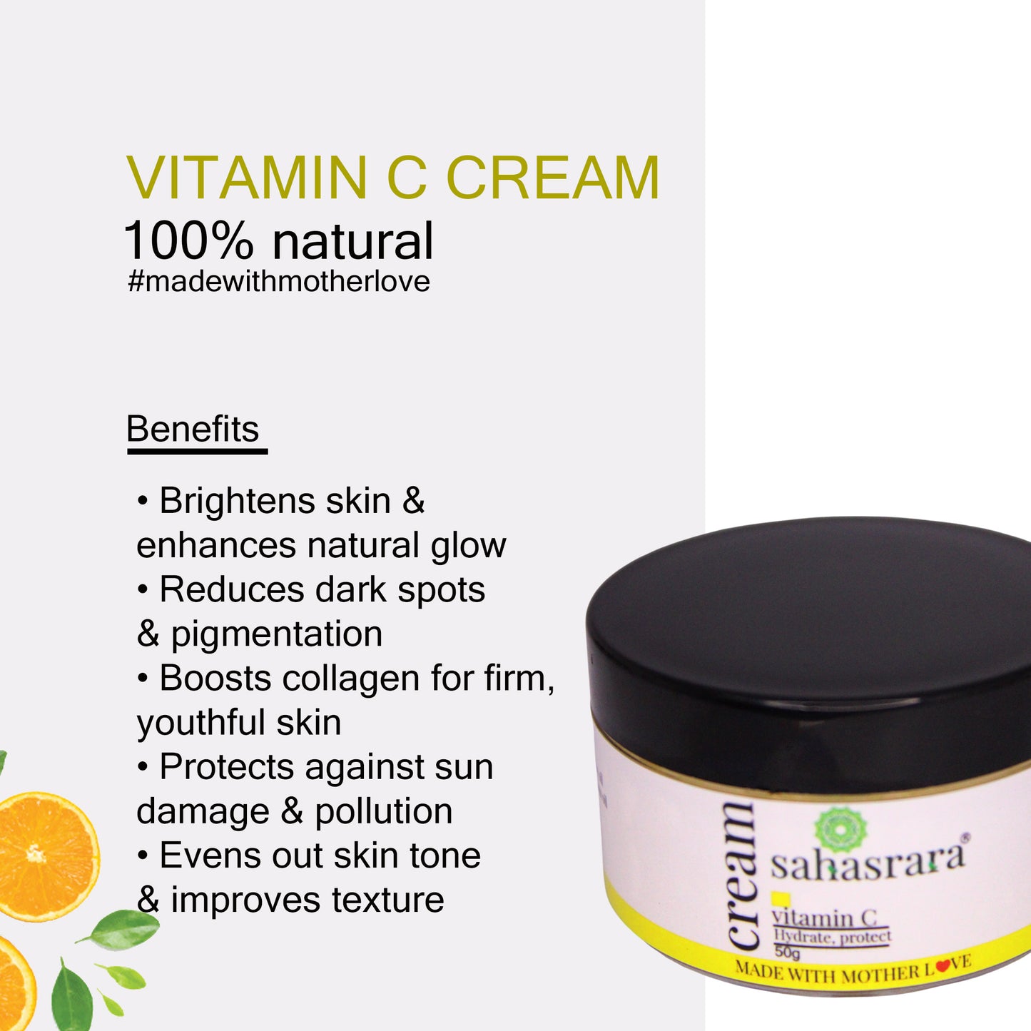 Vitamin C Cream – Brightening Glow & Dark Spot Care