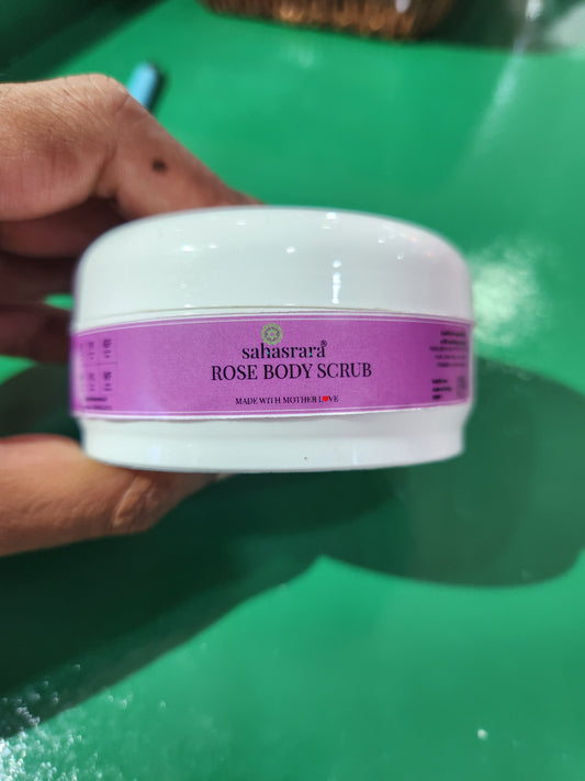 Rose body scrub