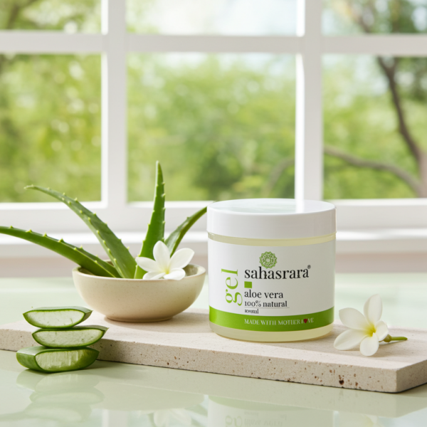 ALOE VERA GEL | FACE, BODY, HAIR | HYDRATION & SKIN REPAIR