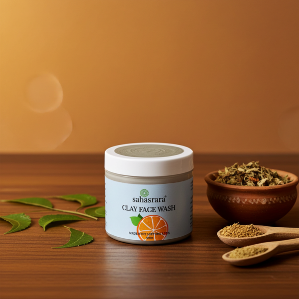SAHASRARA CLAY FACE WASH | DEEP CLEAN & OIL CONTROL