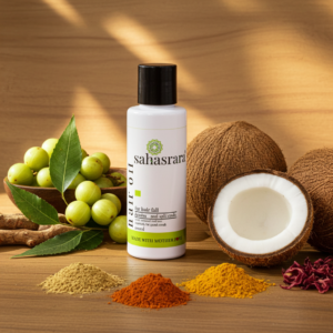 Sahasrara Hair Oil | Strength & Hair Growth (Hair fall & Dandruff )